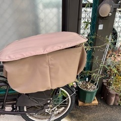 自転車　後ろカゴ　大サイズ　レジカゴが入る大サイズの画像