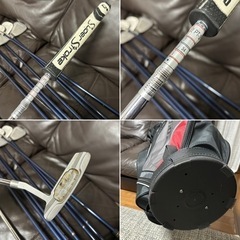 Callaway ビッグバーサキャラウェイBIG BERTHA Xー12クラブセット　ゴルフバッグの画像