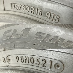 良品!175/80R16 2本／TOYO PROXES CL1SUV 8分上 A4392-12の画像