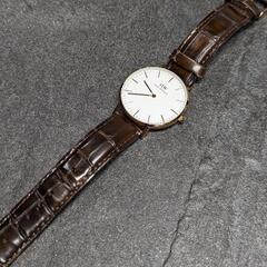 電池交換済み　Daniel Wellington　ダニエルウェリントン　腕時計の画像
