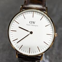 電池交換済み　Daniel Wellington　ダニエルウェリントン　腕時計の画像