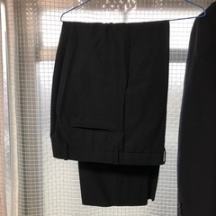 春夏スーツセットアップ　紺色　サイズM  中古品の画像
