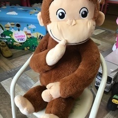 おさるのジョージ  ぬいぐるみ 約70cm