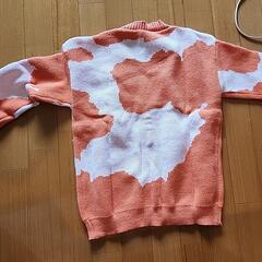 新品オレンジ　セーター3XLの画像