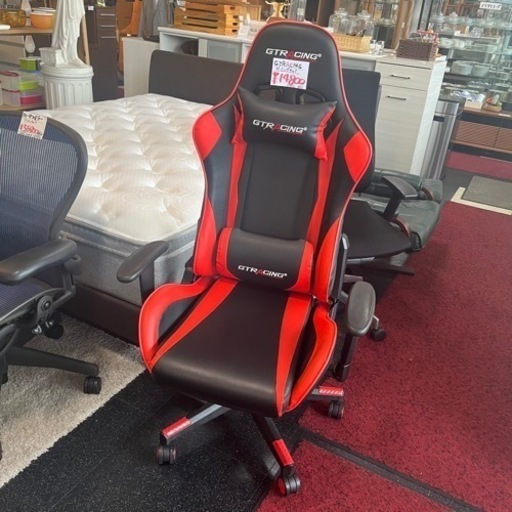 GTRACING ジーティーレーシング ゲーミングチェア ゲームチェア リクライニング パソコンチェア PCチェア デスクチェア オットマン無し