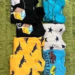 【値下げ】子ども洋服　男子キッズ　長袖　トレーナー　鬼滅の刃　恐...