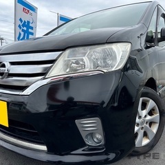 ガソリン代 節約☆S-HYBRID入りました‼️H24年式☆月々1.3万円〜分割払い可❗️車検2年付き！大人気☆日産 セレナ☆ナビ☆HDDナビ付き☆走行中DVD見れます☆ETC☆バックカメラ☆ドラレコ付きのフル装備☆電動スライドドア☆ウィンカーミラー☆フル装備☆☆車内広々三列シート‼️の画像