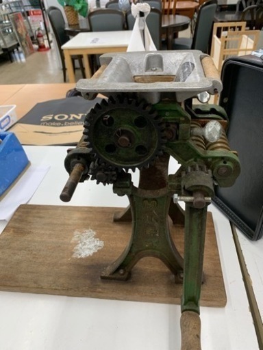 小野式製麺機 2型 両刃 昭和レトロ 手動式 小野式製麺 小野式 製麺機