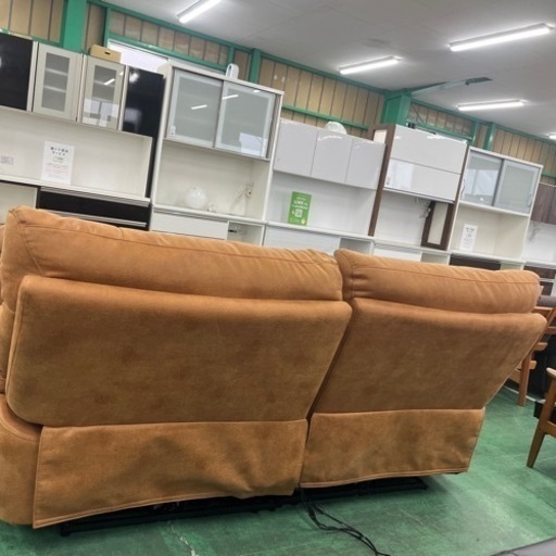 家具ならトレファク吉川店！！2人掛けソファー　電動リクライニング　リクライニング少々難有