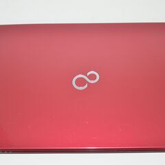 ■赤■Win11■富士通ノートパソコン■AH45/M 中古ノートパソコン 富士通 AH45/M Windows11+office 新品爆速SSD256GB