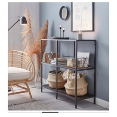 IKEA オープンラック　シェルフユニット　棚　ラック　収納ラックの画像