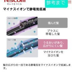 マイナスイオン　ストレートブラシ　アイロンの画像