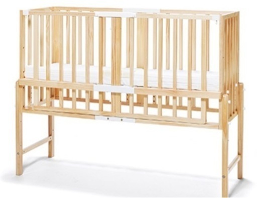 【12/18まで】そいねーるⅢ 本体、敷きマットレス、ベットガード、防水シーツ、シーツ付