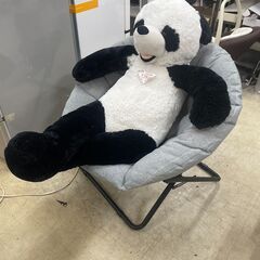 リサイクルショップどりーむ荒田店 No9332 折り畳みチェア　丸形で包み込むような座り心地♪　折りたたんで収納♪の画像