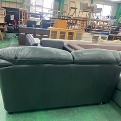 家具ならトレファク吉川店！！   東谷　2人掛けソファー　グリーン 家具ならトレファク吉川店！！ 2人掛けソファ ﾜﾀﾘｼﾞｬﾊﾟﾝ レザーグリーン