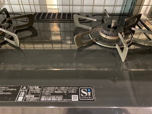 リンナイ　LPガスコンロ　KSR641BKL 18年製