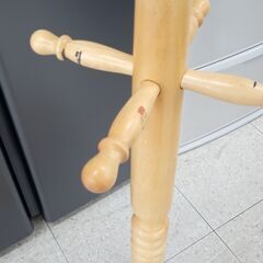 ★ジモティ割あり★  ハンガーポール ナチュラル H×D　×W クリーニング済み TJ3336の画像