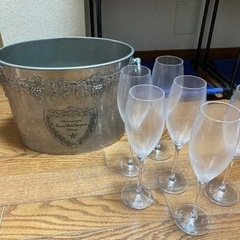 ドンペリ　グラス&シャンパンクーラー