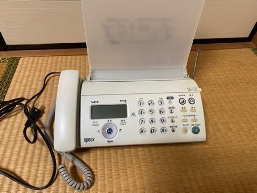 電話 ＦＡＸNEC スピークス  SP-R100W ホワイト 白