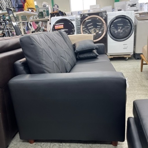 家具ならトレファク吉川店！！3人掛けソファー オットマン付き