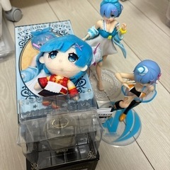 リゼロ　フィギュア　キーホルダー　懐中時計