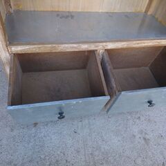 １　本棚　アンティーク　シャビーシック　ブックシェルフの画像