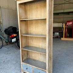 １　本棚　アンティーク　シャビーシック　ブックシェルフの画像