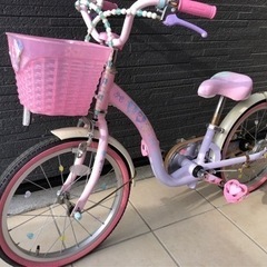 子ども 自転車 ディズニープリンセス
