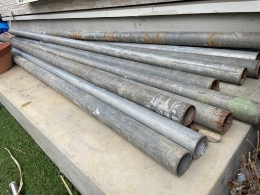 単管パイプ　2メートル程度　10本セット