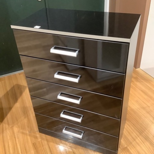 トレファク神戸南店】5段チェスト サンウッディ【取りに来られる方限定】