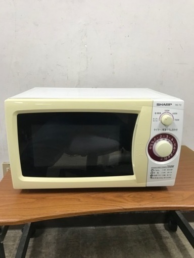 O2312-508 SHARP 電子レンジ RE-T2-W6 2015年製 動作確認済み キズ汚れ有り