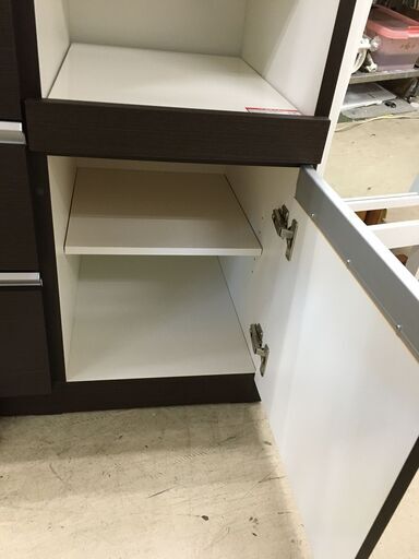 ニトリ キッチンカウンター レジューム 120 BR 幅120cm レンジ台