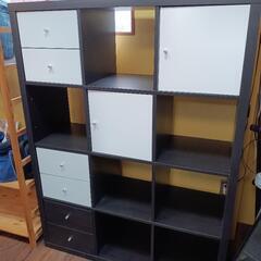 IKEA　シェルフユニット　シェルフ　収納　サイズ（約）幅112㎝×奥39.5㎝×高147㎝　　■近隣配送無料 買取GO‼　栄和店