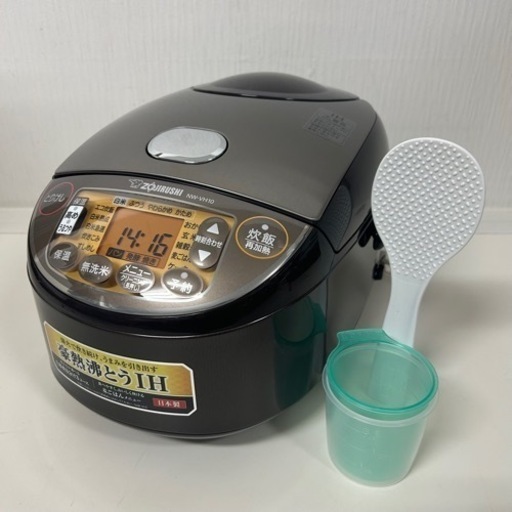 【引取】未使用 象印 ZOJIRUSHI NW-VC10-TA IH 22年製 炊飯ジャー 極め炊き 5.5合炊き ブラウン