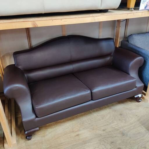 【愛品倶楽部柏店】レトロ風 2人掛けソファ