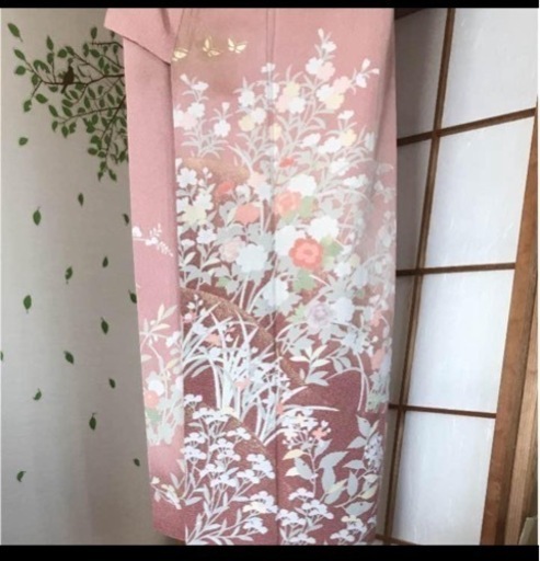 着物　正絹　訪問着　