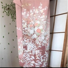 着物　正絹　訪問着　の画像