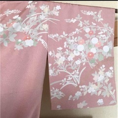 着物　正絹　訪問着　の画像