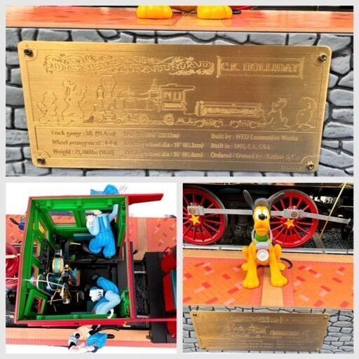 アシェット 週刊ディズニートレインをつくる 1/18 C.K.ホリデー DISNEY LAND RAILROAD C.K.HOLLID