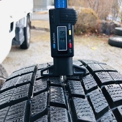 冬タイヤ 195/65R15 ランクル用アルミ付き深溝スタッドレス 4本組の画像