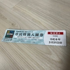 デンパーク　チケット