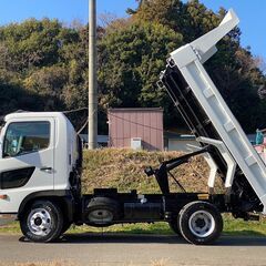 【V-0062】日野 レンジャー FC3JCE　高床 4t ダンプ　コボレーン付き　18万キロ　H14年式　最大積載量3850kg　メッキパーツの画像