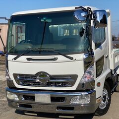 【V-0062】日野 レンジャー FC3JCE　高床 4t ダンプ　コボレーン付き　18万キロ　H14年式　最大積載量3850kg　メッキパーツの画像