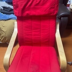 値下げします！IKEA イケア　ゆったり馴染むチェア　ポエング　...