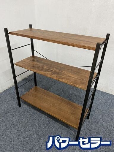 ACME Furniture/アクメファニチャーGRANDVIEW SHELF オープンシェルフ アイアン ウッド ヴィンテージ 中古家具 店頭引取歓迎 R7817