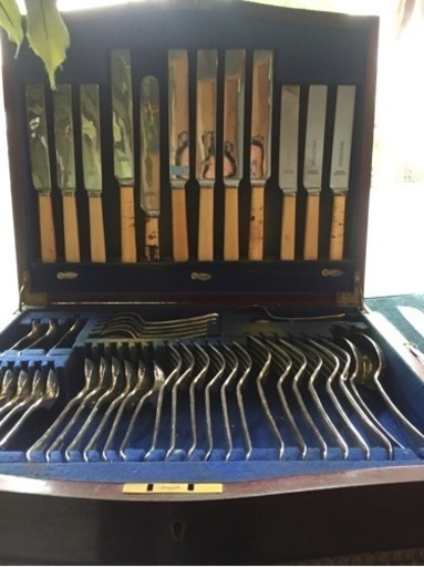 England製 アンティーク.ヴィンテージフォーク ナイフ スプーン