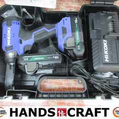 HIKOKI ハイコーキ FWH18DA インパクトドライバー 中古品 18V 2.0Ah バッテリー×2 充電器 【ハンズクラフト宜野湾店】