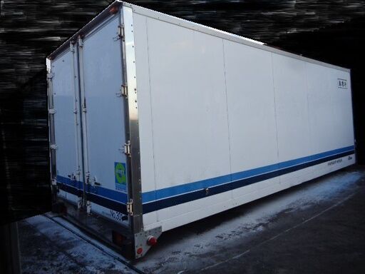 トラックコンテナ 箱 4ｔ 6450x2300x2500  横扉付 アルミバン 冷凍冷蔵 倉庫 物置 ガレージ 愛媛より