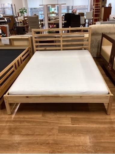 ダブルベッド【町田市再生家具】231578