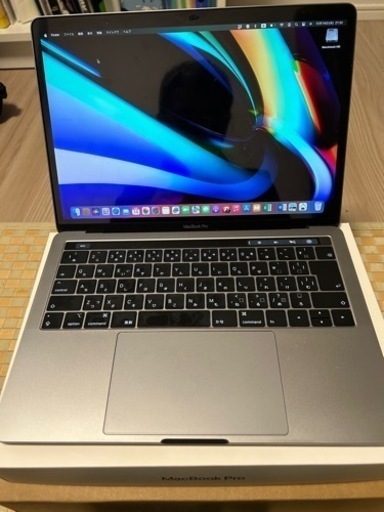 MacBook Pro Touch Bar＋Touch ID 13インチ (Mid 2019) Core i5 1.4GHz/8GB/SSD 128GB スペースグレイ MUHN2J/A
